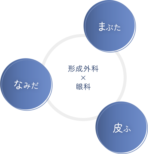 形成外科×眼科 まぶた/なみだ/皮ふ